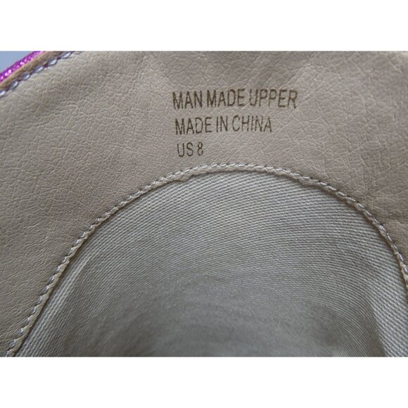 Cowboy Boots Mi.iM Women's Fuchsia Rhinestone-Studded with straps Size‎ 7.5 - 8 - Picture 13 of 14